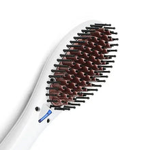 Load image into Gallery viewer, IONIC STRAIGHTENING HOT BRUSH WITH COOL TIPS AND LED DISPLAY