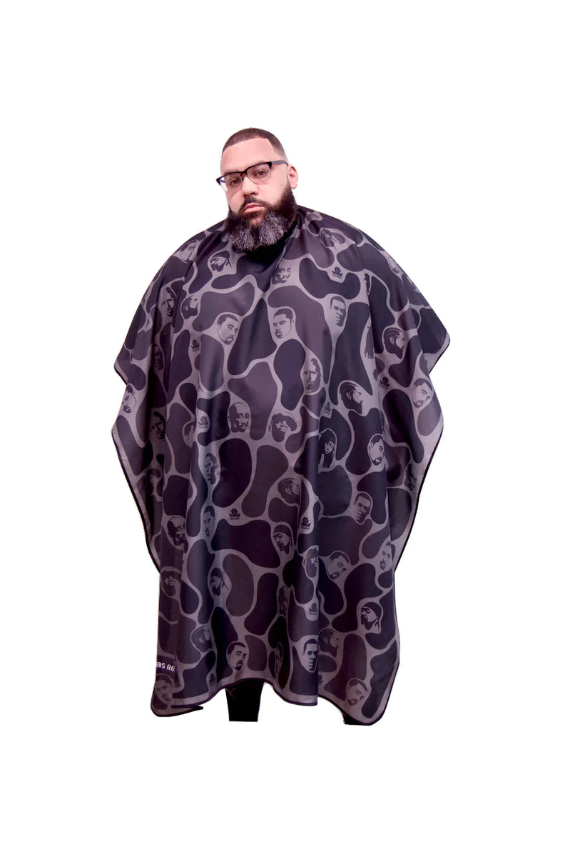 Professional Hair Cutting Cape Barber King Midas , One size, Black