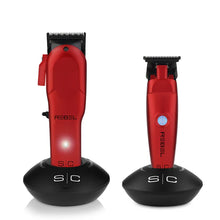 Load image into Gallery viewer, StyleCraft Rebel Clipper and Trimmer Combo Red
