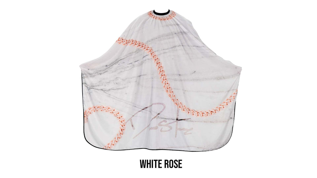 Deluxe Line Pro White and Rose Cape