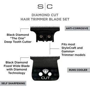 StyleCraft Black Diamond Carbon Trimmer Blade