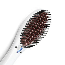 Load image into Gallery viewer, IONIC STRAIGHTENING HOT BRUSH WITH COOL TIPS AND LED DISPLAY
