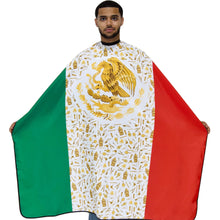 Load image into Gallery viewer, King Midas Mexico Flag Cutting Cape
