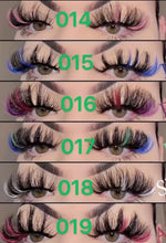 Load image into Gallery viewer, Colored Mink Lashes
