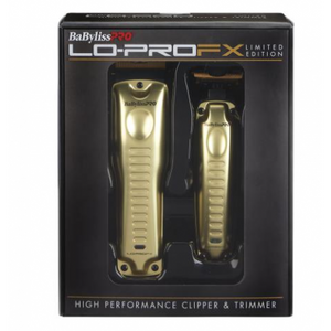 Babyliss Pro Lo-ProFX Gold Clipper and Trimmer Combo