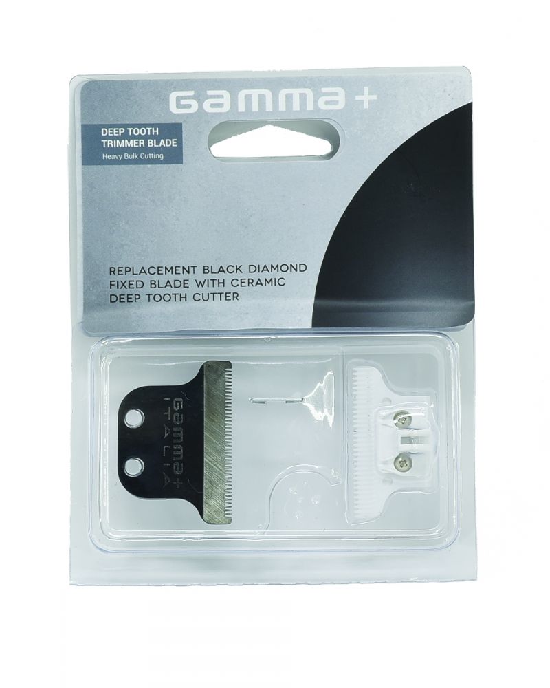 Gamma+ Trimmer DLC Fixed Blade With Ceramic Deep Tooth Cutter