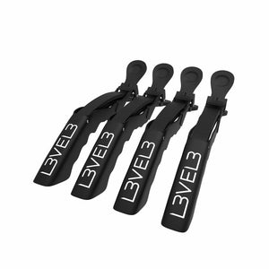 Level 3 Hair Croc Clips 4 Pack